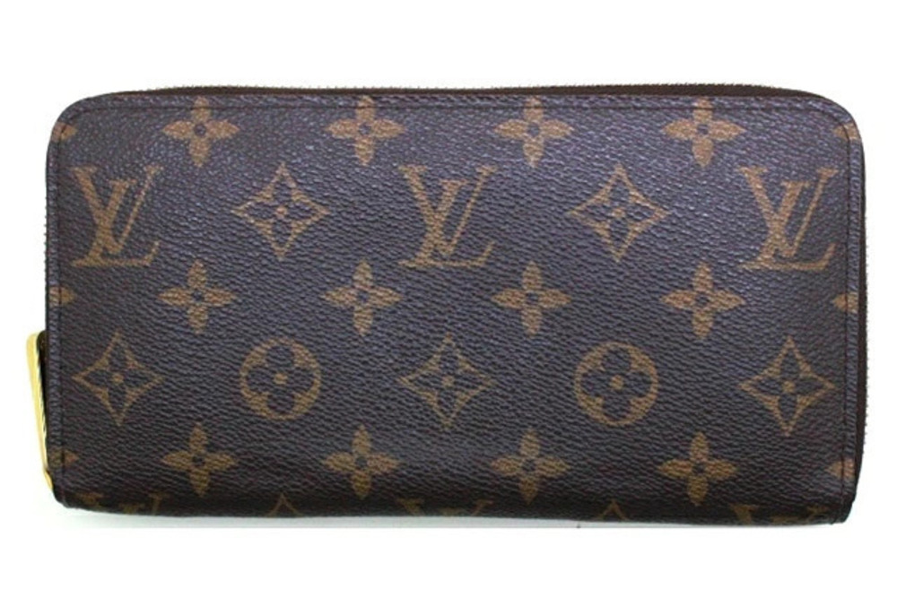 LOUIS VUITTON Long Wallet Zippy Monogram Armagnac